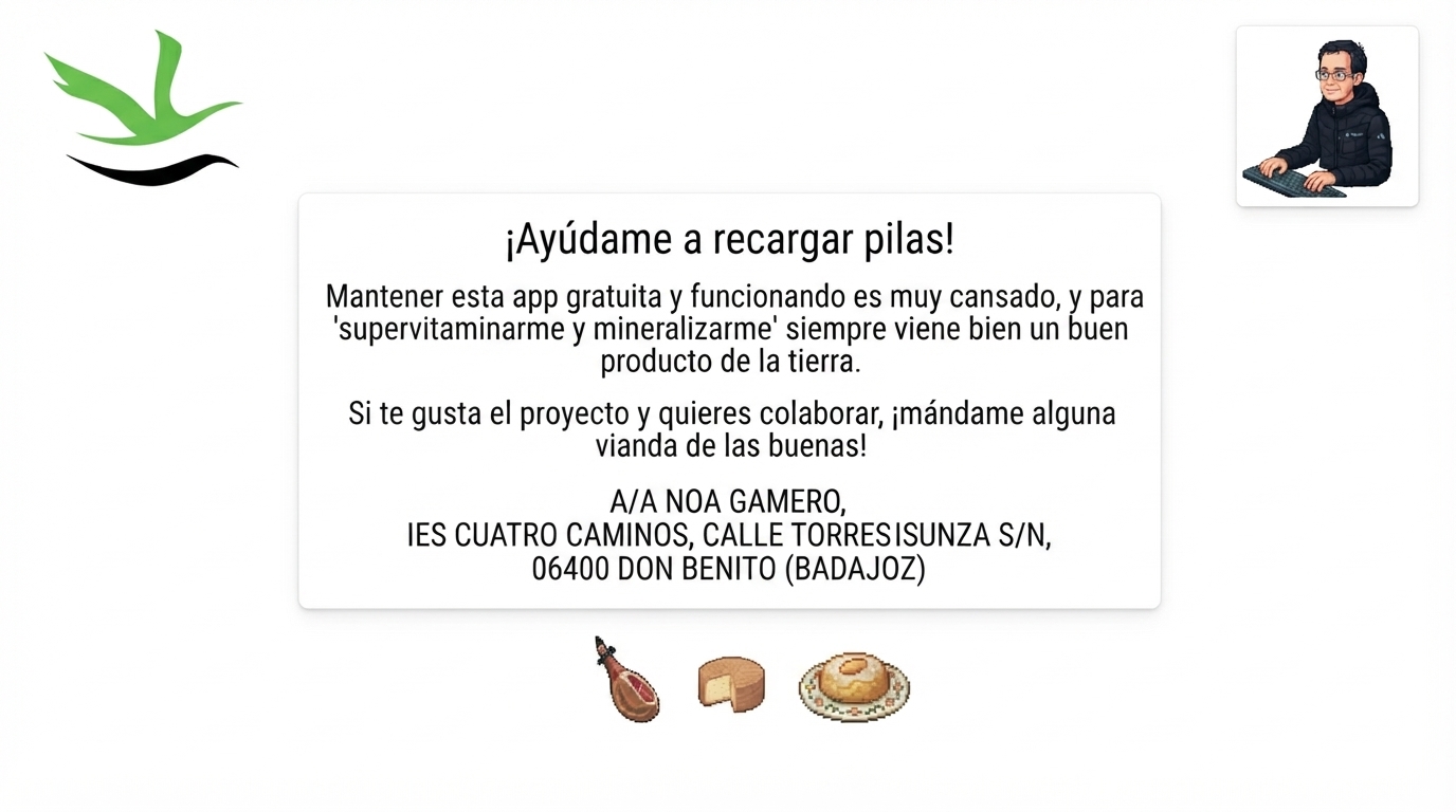 Mensaje de donativo: colabora con el Planificador